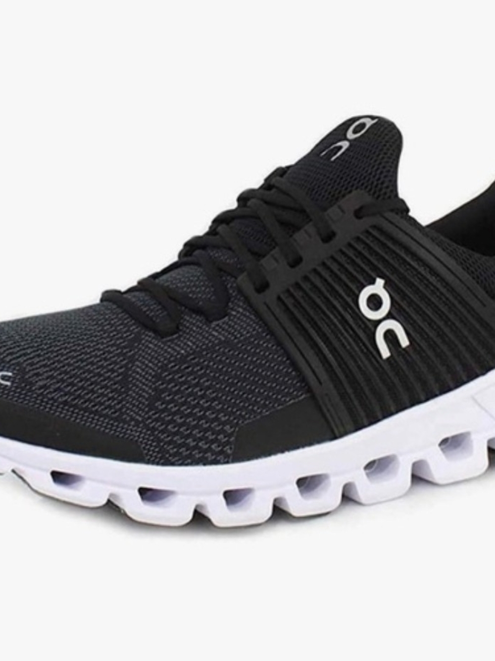 On Running Black and White Women’s Cloud Running Sneakers